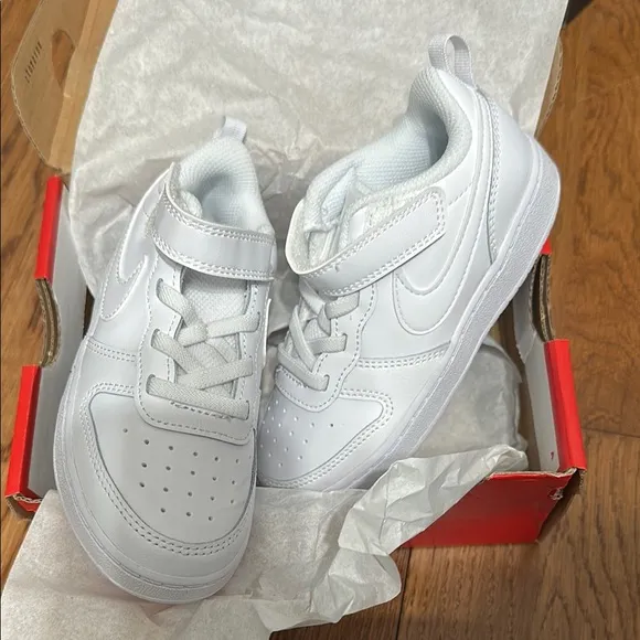 Kids White Nike Sneakers