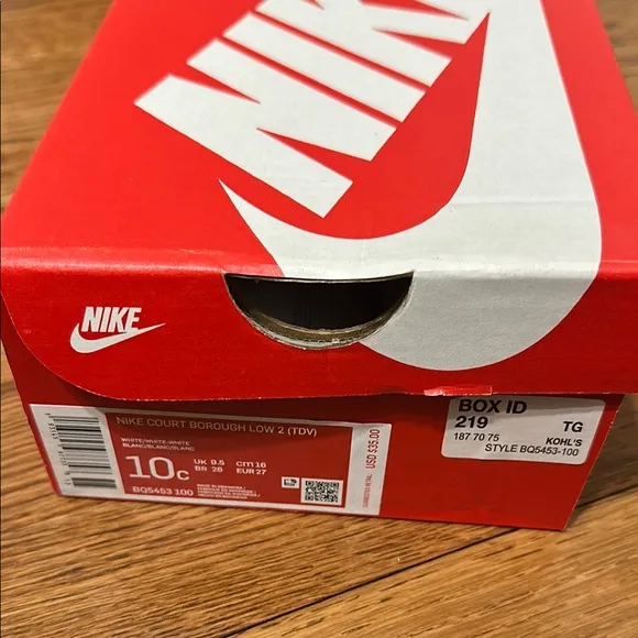 Kids White Nike Sneakers