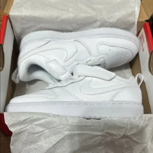 Kids White Nike Sneakers