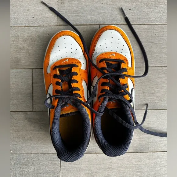 KidsNike Air Force 1 Low SE ‘Clownfish’ Orange Blue White FJ4657-800 Toddler 13c