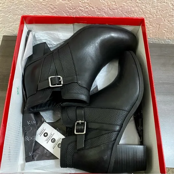 Kim Rogers Onyla Black Ankle Boots NWT