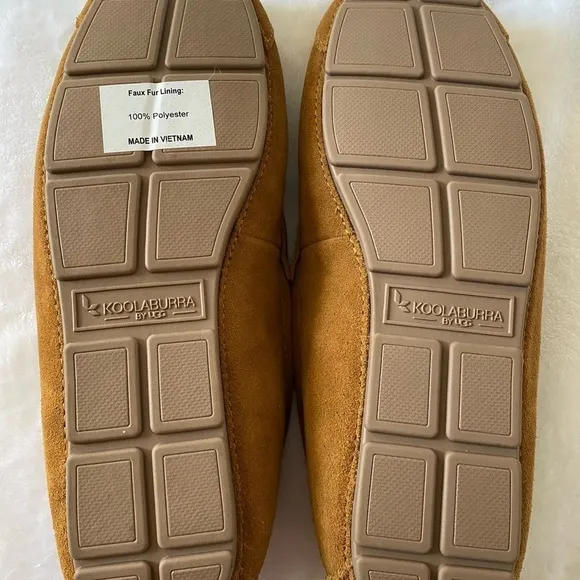 Koolaburra By Ugg Brown Moccasin Style Slip-On Loafers with Plush Lining Size 12