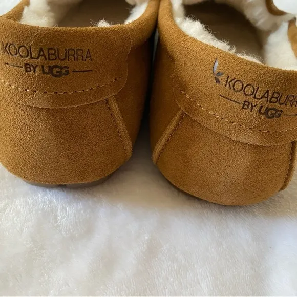 Koolaburra By Ugg Brown Moccasin Style Slip-On Loafers with Plush Lining Size 12