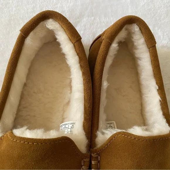Koolaburra By Ugg Brown Moccasin Style Slip-On Loafers with Plush Lining Size 12