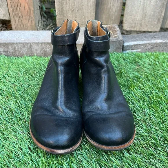 Kork Ease Maddelena Black Leather Boots Women’s Size 7