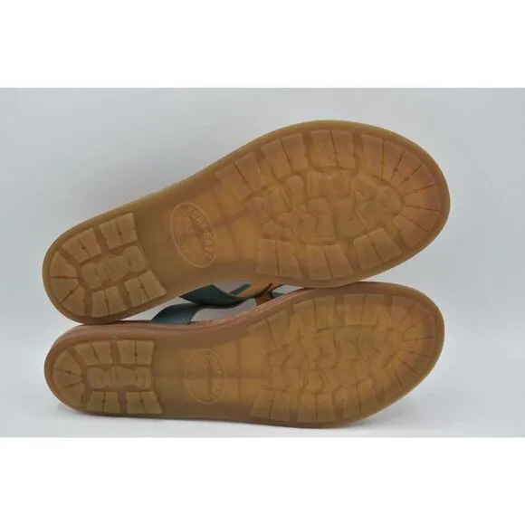 Kork-Ease Womens Size 8 Blake T-Strap Turquoise Leather Thong Sandals Shoes
