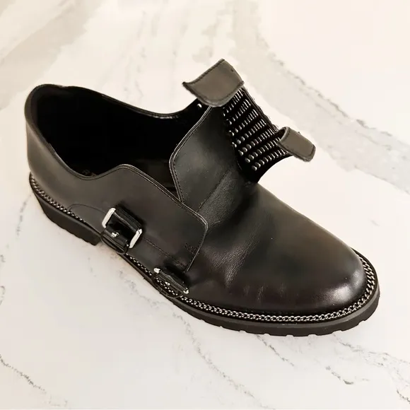 Kurt Geiger Seth Embellished Double Monk-Strap Loafers