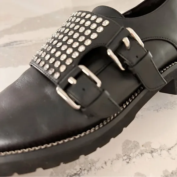Kurt Geiger Seth Embellished Double Monk-Strap Loafers