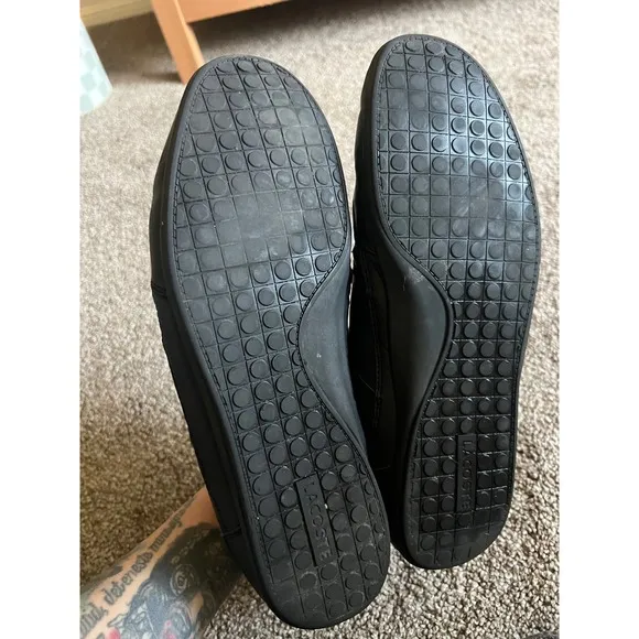 Lacoste Chaymon Leather Sneakers Casual Shoes Comfort Black Mens Size 11