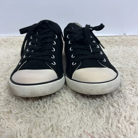 Lacoste Low‎ Top  Black Sneakers Size 9.5 Men’s