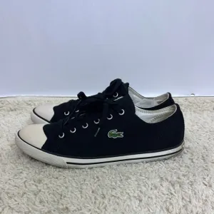 Lacoste Low‎ Top  Black Sneakers Size 9.5 Men’s