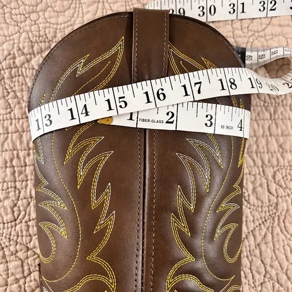 Laredo Kadi 5742 Womens Tan Distressed Western Cowboy Boots size 8.5 Wide