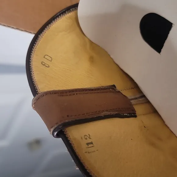 Larry Mahan Vintage Leather Tan Taupe Western Cowboy Cowgirl Boots