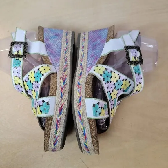 L’artiste Lolarose Floral Platform Slingback Sandals - EU 41 / US size 9.5