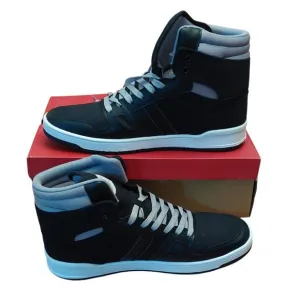 Levi's BB Men's Black/Gray Round Toe Lace Up High-Top Sneakers Size 12M NWB