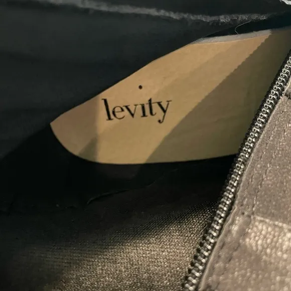 LEVITY | NOTICE Charcoal-Black Mid-Calf Boots. Sz. 8. NWT