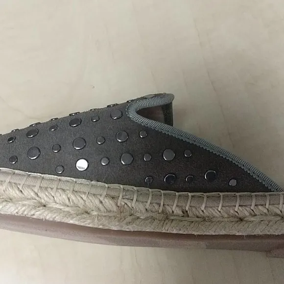 LF / Life Leather Espadrilles Studded Shoes