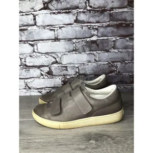 L'idea by Lori Gray Leather Comfort Strap Sneakers Shoes Women Sz 41EU/10.5M US