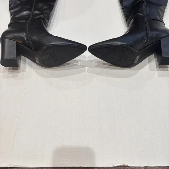 Life Stride Stratford-WC (Wide Calf) Heeled block heeled boots Black 9M