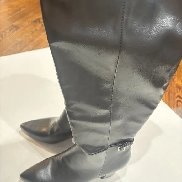 Life Stride Stratford-WC (Wide Calf) Heeled block heeled boots Black 9M