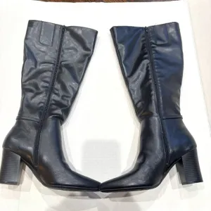 Life Stride Stratford-WC (Wide Calf) Heeled block heeled boots Black 9M