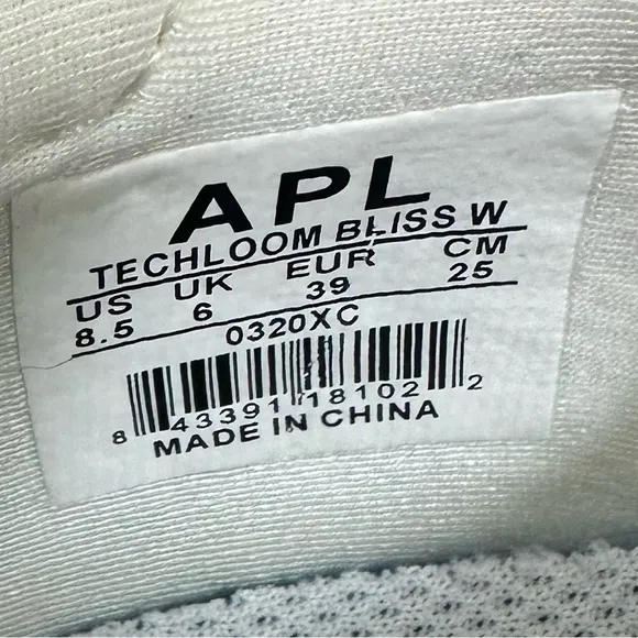 Like New 🤍 APL Techloom White Slip-On Bliss Sneakers Size 8.5