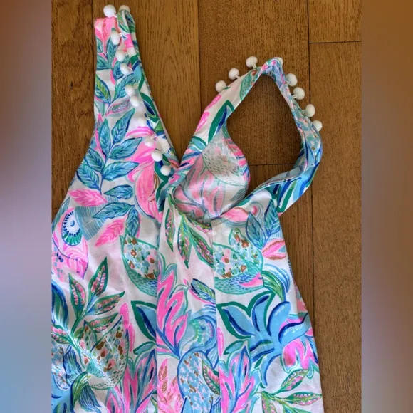 Lilly Pulitzer Camilla Swing Dress SZ S Resort White Toucan Do It Better