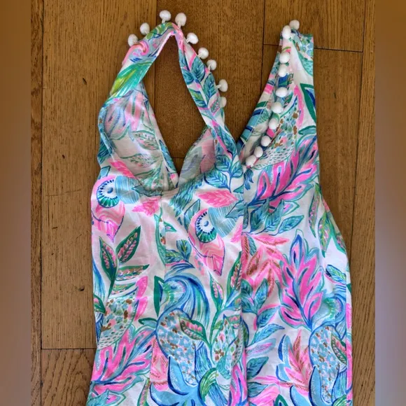 Lilly Pulitzer Camilla Swing Dress SZ S Resort White Toucan Do It Better