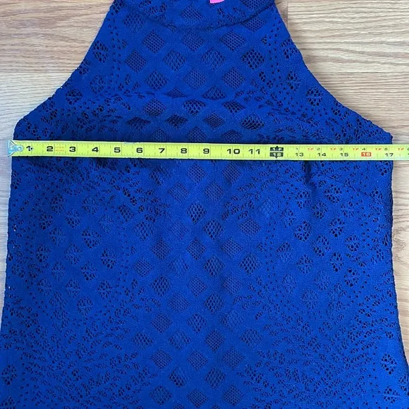 Lilly Pulitzer Rayanne Shift Dress Navy Blue Size Medium