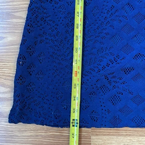 Lilly Pulitzer Rayanne Shift Dress Navy Blue Size Medium