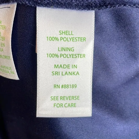 Lilly Pulitzer Rayanne Shift Dress Navy Blue Size Medium