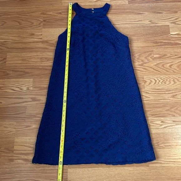 Lilly Pulitzer Rayanne Shift Dress Navy Blue Size Medium
