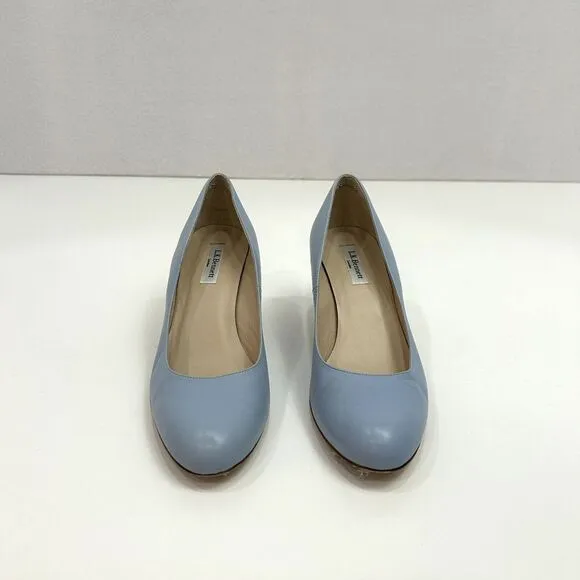 LK Bennett Wedges Womens EU 40.5 Blue‎ Eevie Espadrilles Leather Summer Beachy