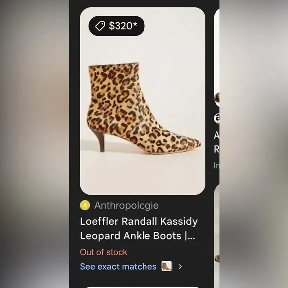 Loeffler Randall Kassidy Leopard Ankle Boots calf hair fall Anthropologie kitten