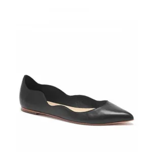 Loeffler Randall Milla Scallop Flat in Black