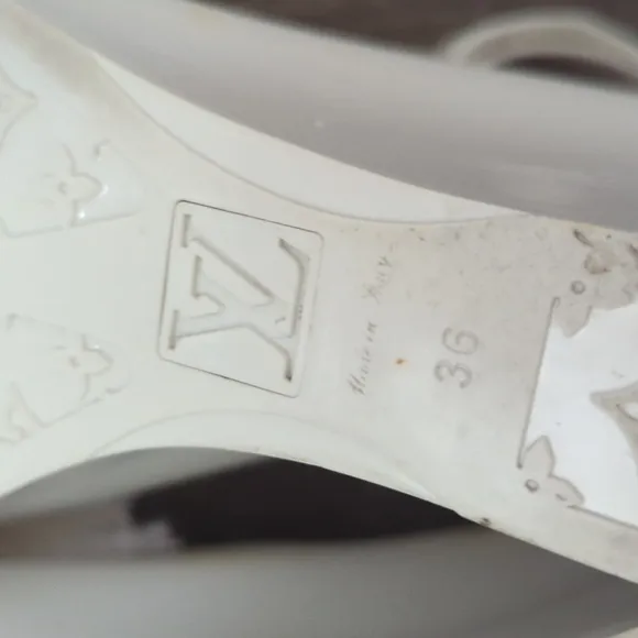 Louis Vuitton Authentic Made in Italy Wedge Sandals