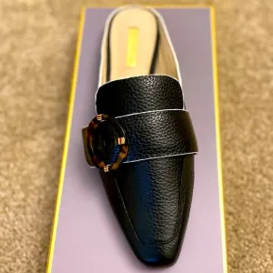 louise et cie Brileigh black cobblestone loafers