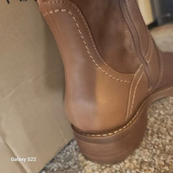 Lucky Brand &quot;Quenbe&quot; Latte Riding Boots. NIB. Size 6.5