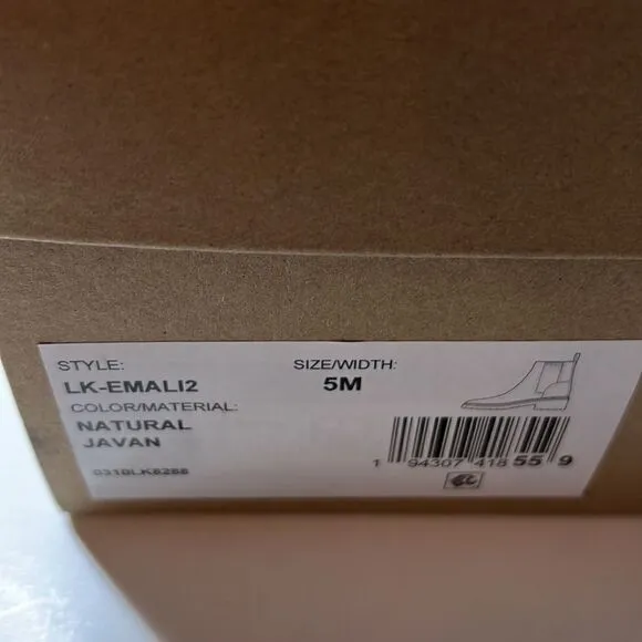 Lucky Brand Emali Lug Sole Animal Print Ankle Boots size 5M