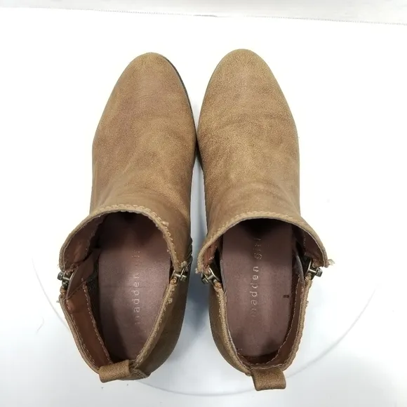 MADDEN Girl 6 Bolerooo brown vegan leather bootie