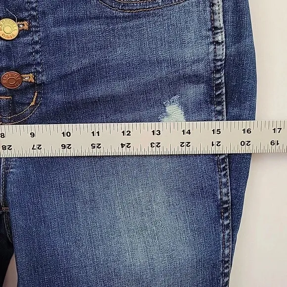 Madewell Jeans 10&quot; High-Rise Lightly Distressed Released Hem Size 27
