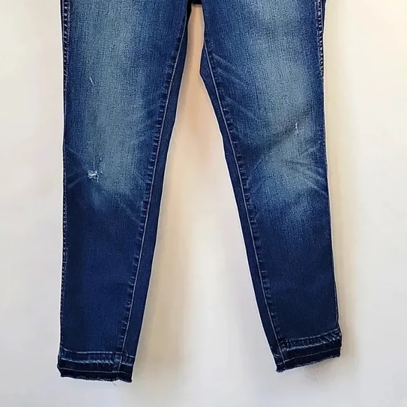 Madewell Jeans 10&quot; High-Rise Lightly Distressed Released Hem Size 27