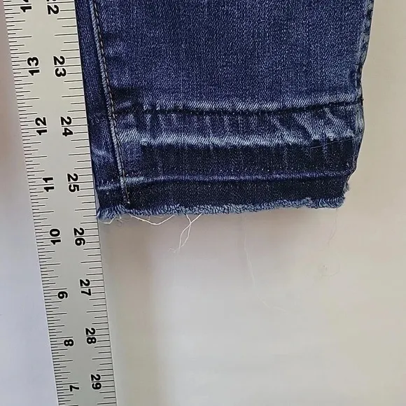 Madewell Jeans 10&quot; High-Rise Lightly Distressed Released Hem Size 27