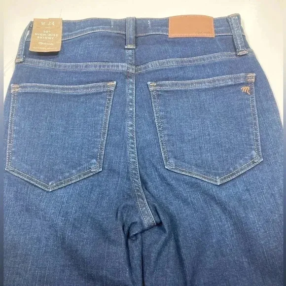 Madewell Jeans Skinny 10” High Rise Skinny Jeans Denim NWT Women’s Size 24