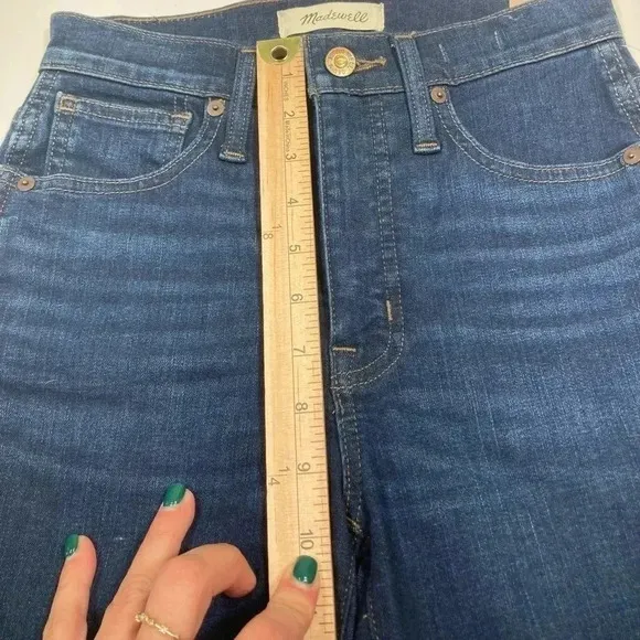 Madewell Jeans Skinny 10” High Rise Skinny Jeans Denim NWT Women’s Size 24