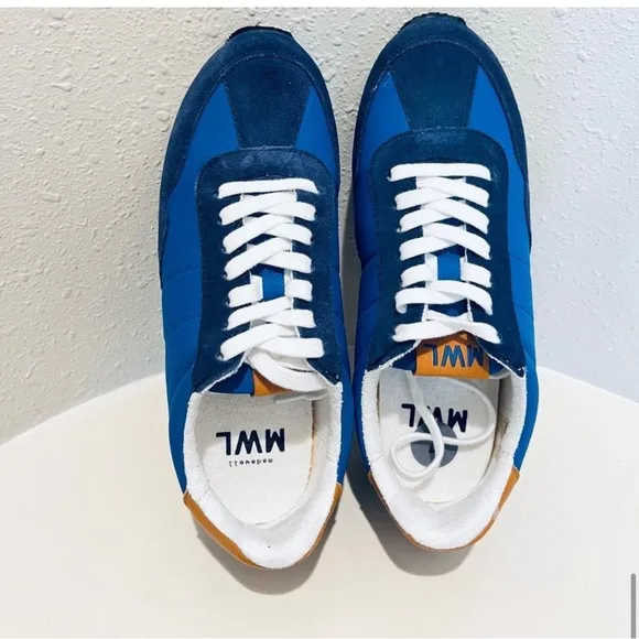 Madewell League women’s suede leather casual sneakers new size 7