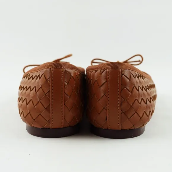 MADEWELL Size 6 The Anelise Ballet Flat in Warm Coffee $128 NP296
