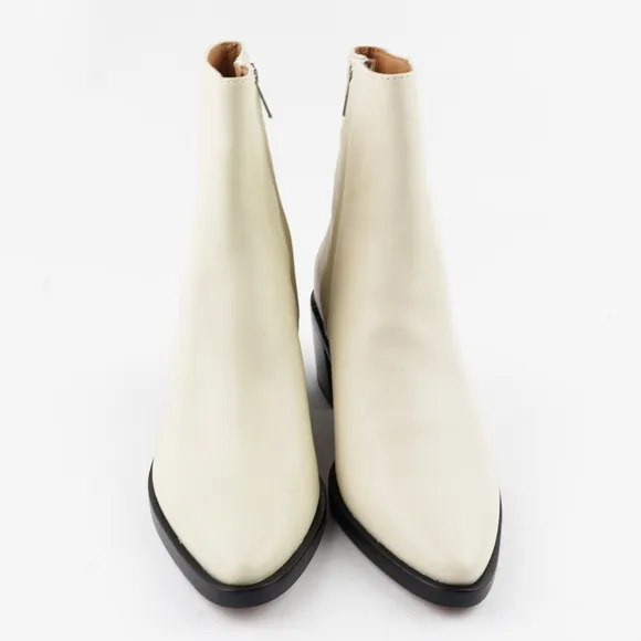 MADEWELL Size 6 The Darcy Ankle Boot in Pale Parchment