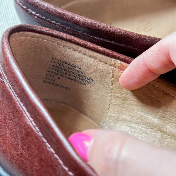 Madewell The Bradley Brown Leather Slip On Chunky Lug Sole Comfort Loafer US 9