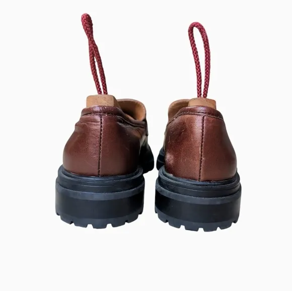 Madewell The Bradley Lugsole Loafers Women's Size 8 Brown Leather Women's Size 8